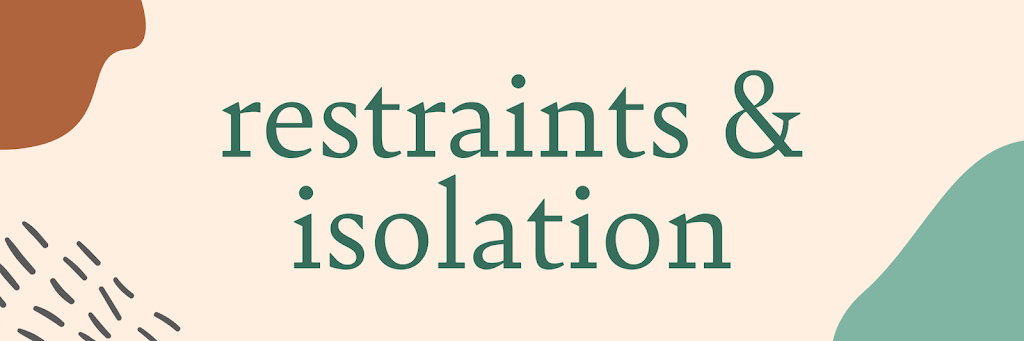 Family Resource on Restraints and Isolation  in Special Education