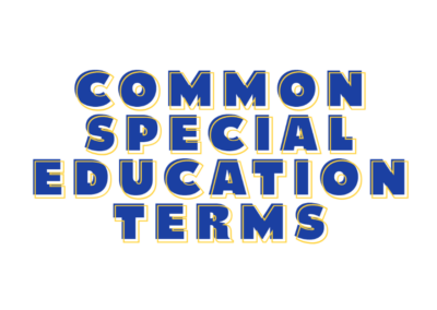 Common Special Education Terms