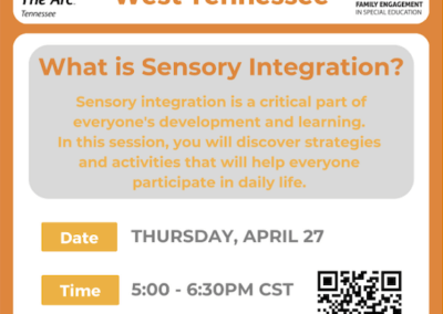 West TN Parent Support Group: What is Sensory Integration