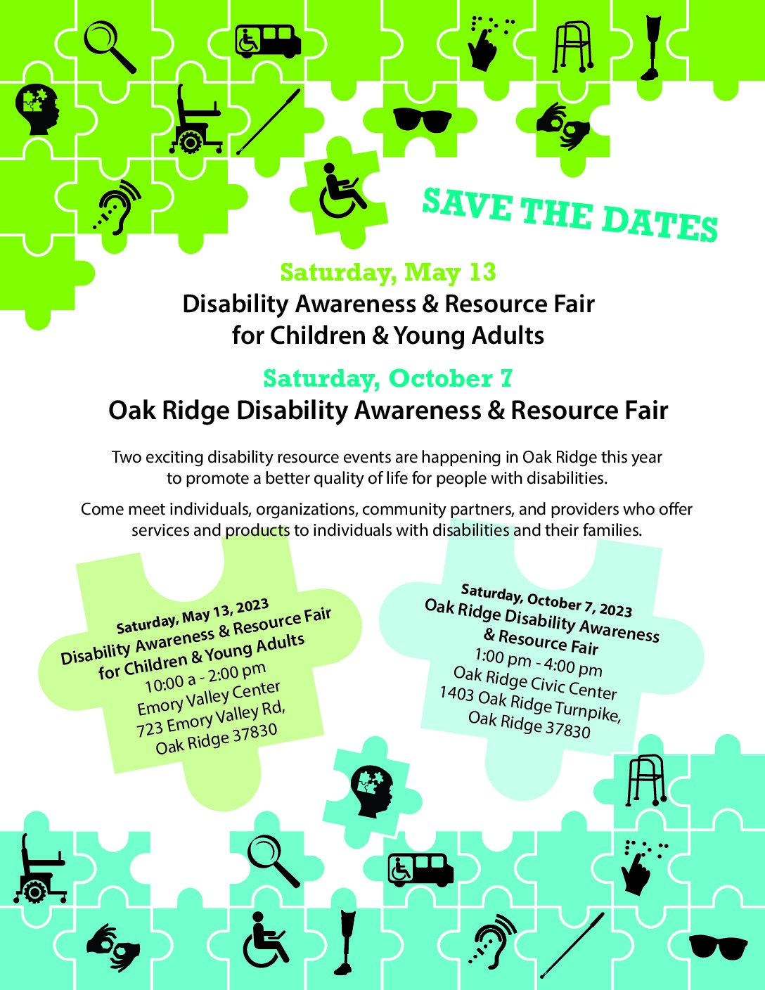 Disability Awareness & Resource Fair for Children & Young Adults