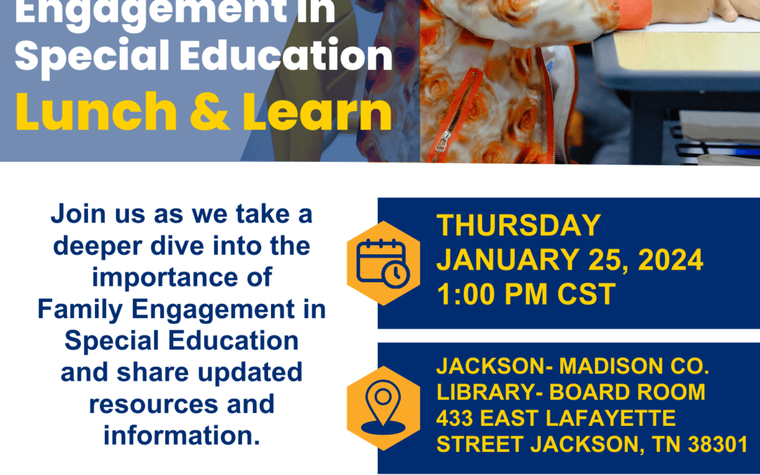 Family Engagement in Special Education Presents Lunch & Learn