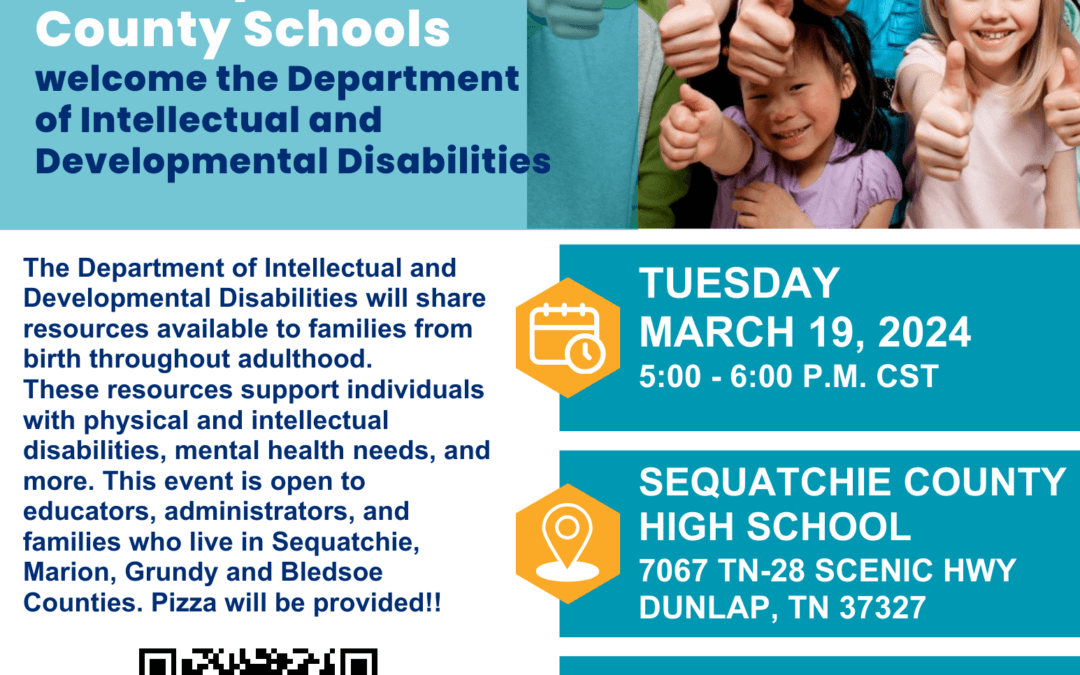 Sequatchie County Schools – Dept. of Intellectual and Developmental Disabilities