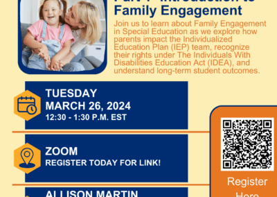 Special Education Series Part 1 – Introduction to Family Engagement