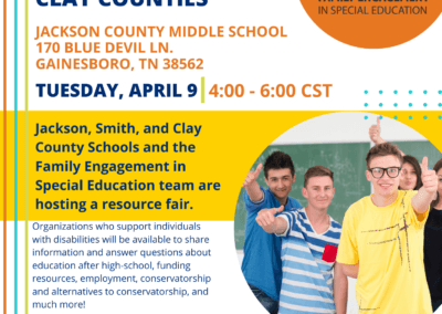 Special Education Transition and Resource Fair – Jackson, Smith, and Clay Counties
