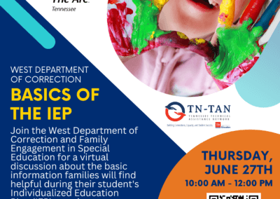 Basic of IEP – West Department of Correction