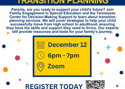 Williamson County Parent Support Group – Transition Planning