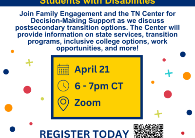 Williamson County Schools – Postsecondary Options for Students with Disabilities