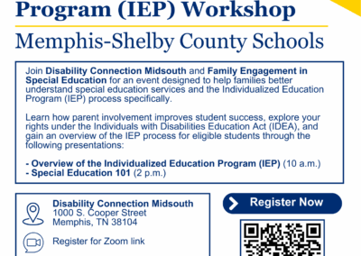 Individualized Education Program (IEP) Workshop Memphis-Shelby County Schools