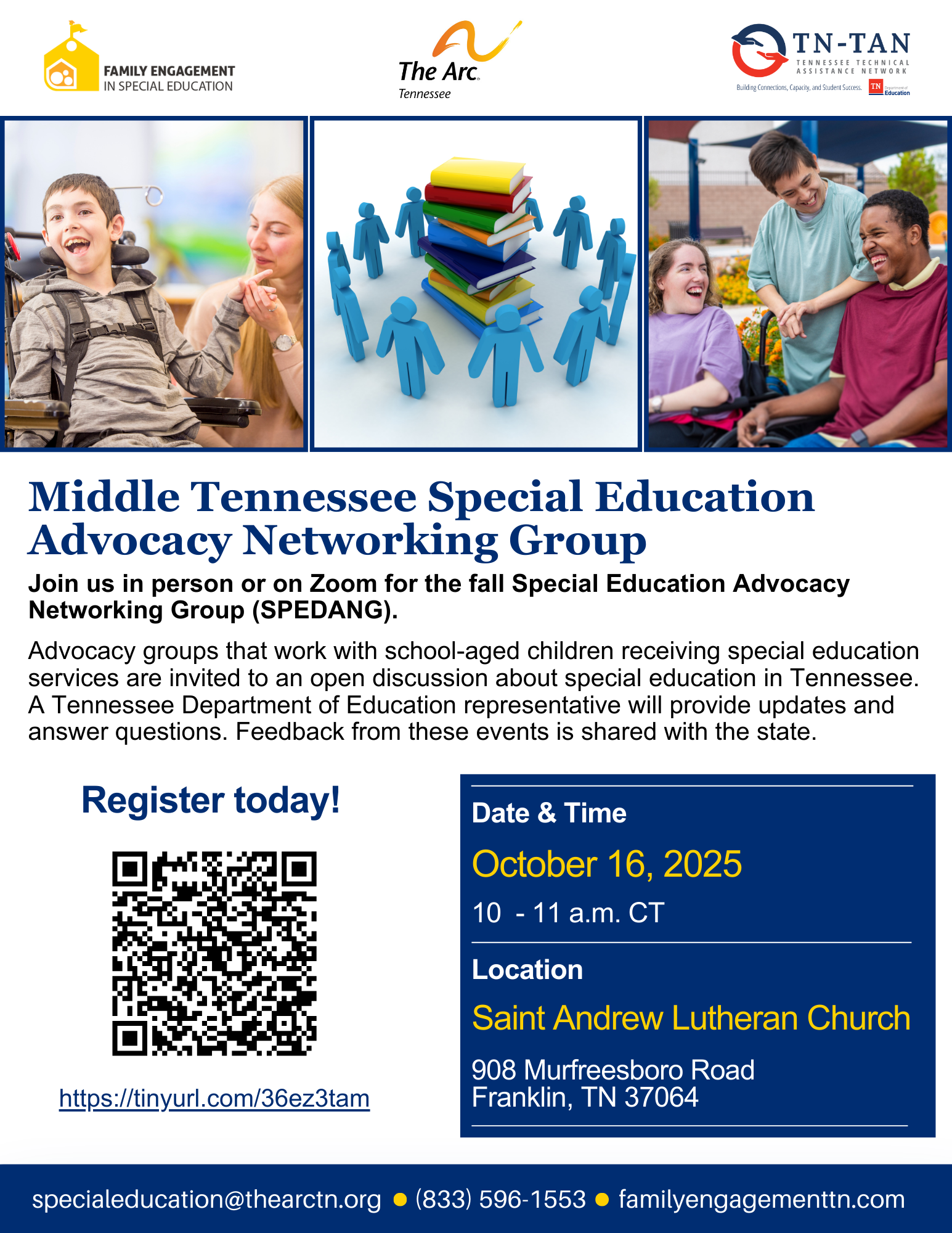 MIddle Tennessee Special Education Advocacy Networking Group (SPEDANG)
