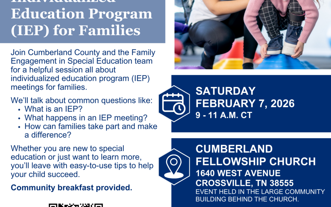 Upper Cumberland – Overview of the Individualized Education Program (IEP) for Families