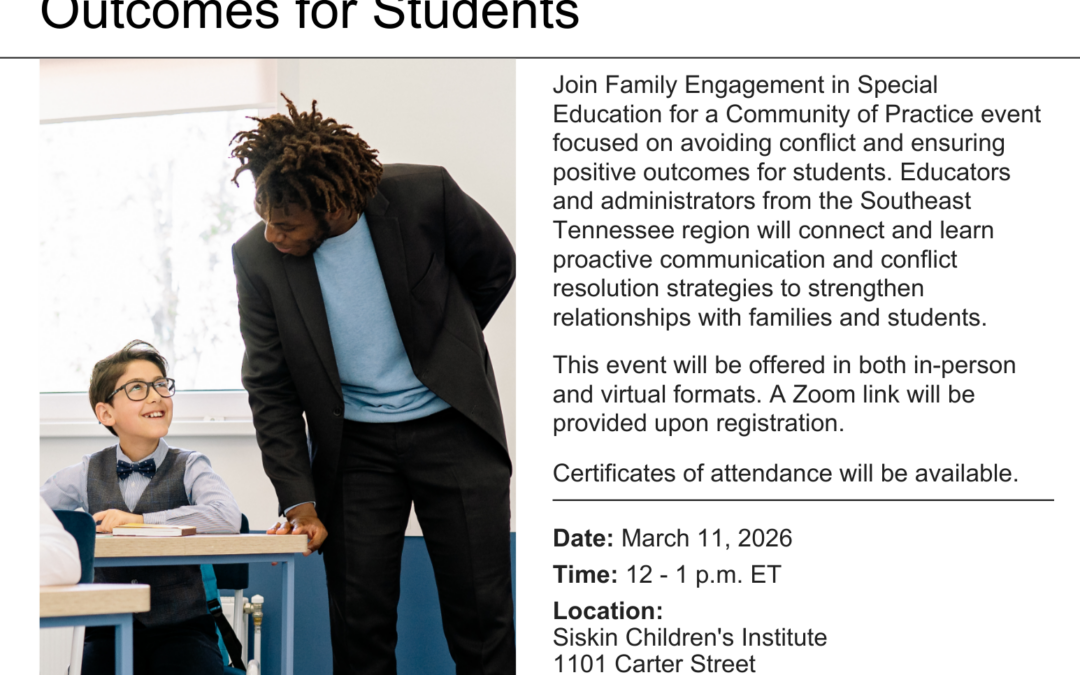 Southeast Tennessee Region – Community of Practice