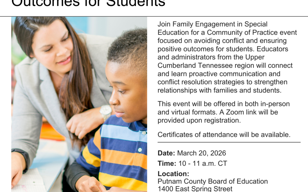 Upper Cumberland Tennessee Region – Community of Practice