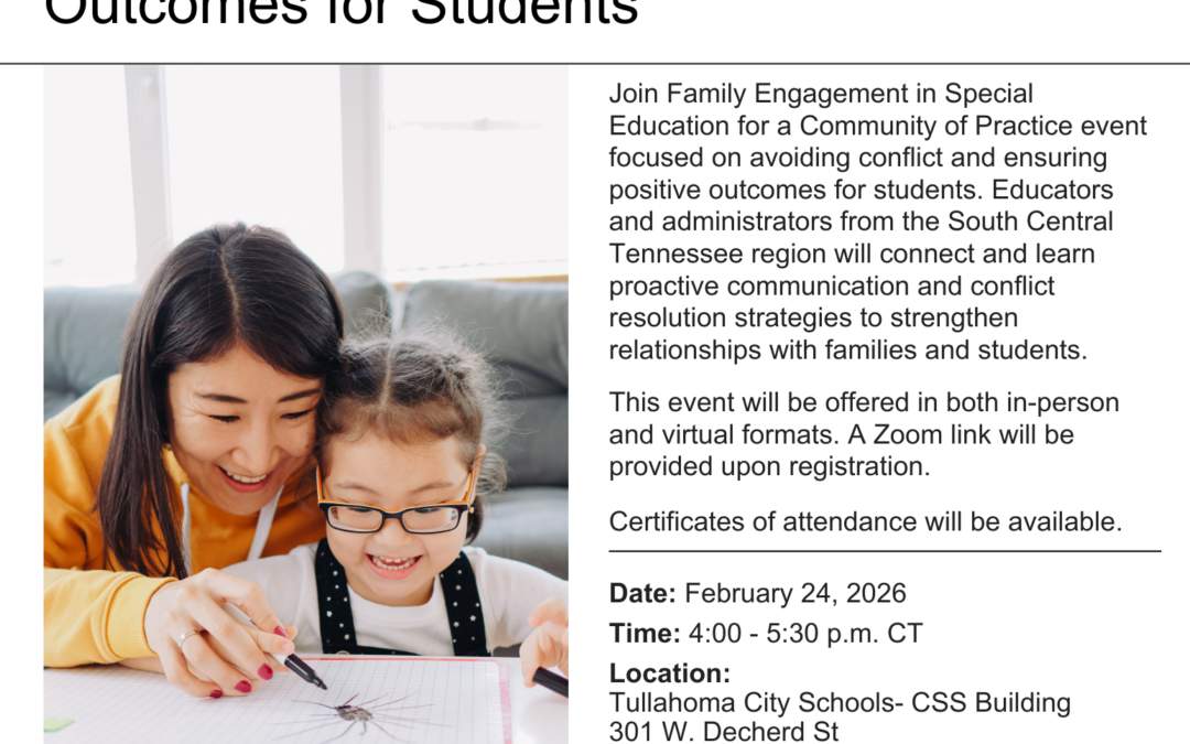 South Central Tennessee Region – Community of Practice