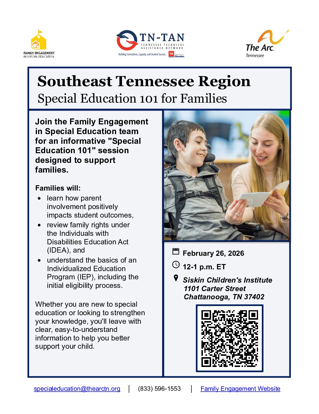 Southeast Tennessee Region – Special Education 101