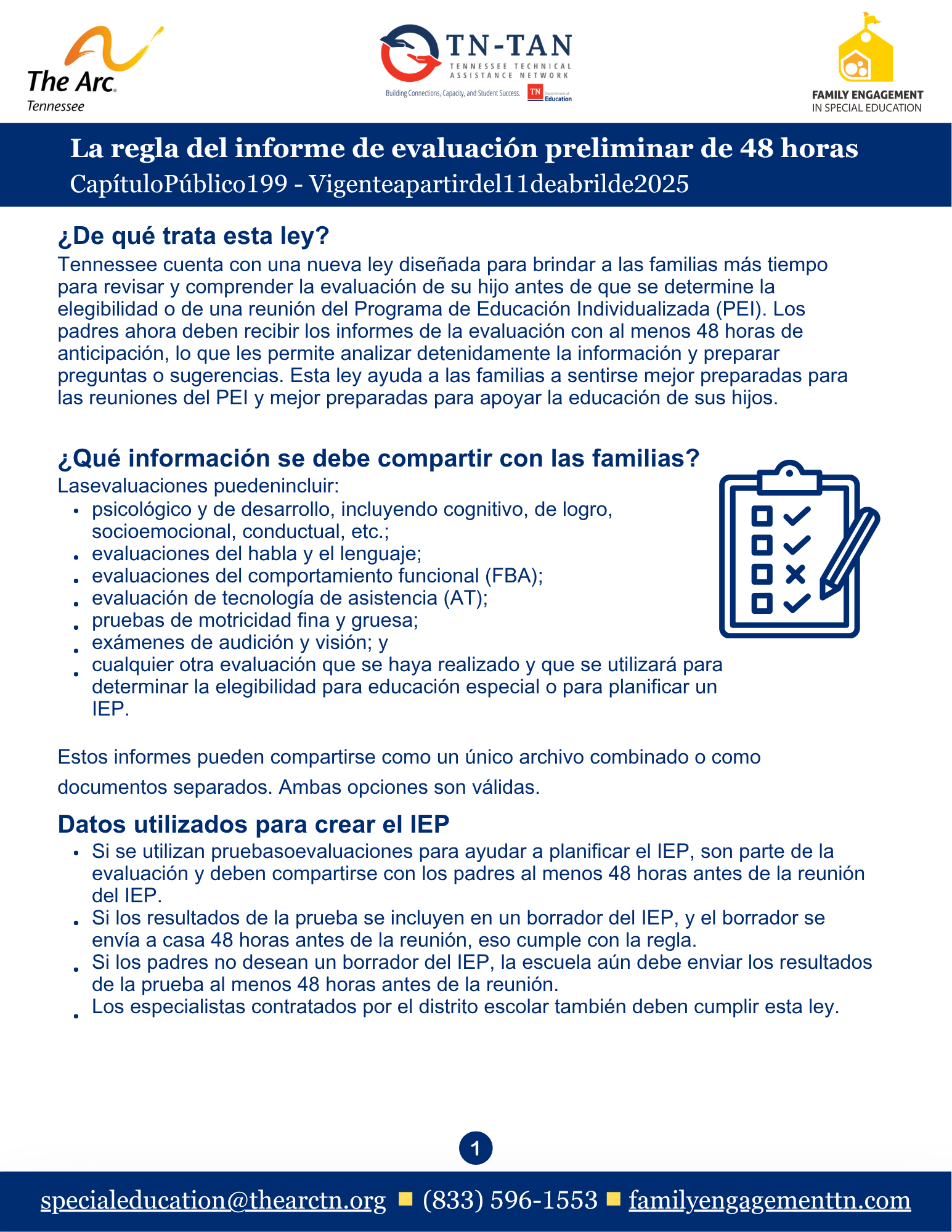 48-Hour Evaluation Rule for Families (Spanish).pdf Vista previa del recurso de la regla de 48 horas (versión en español / Spanish version)