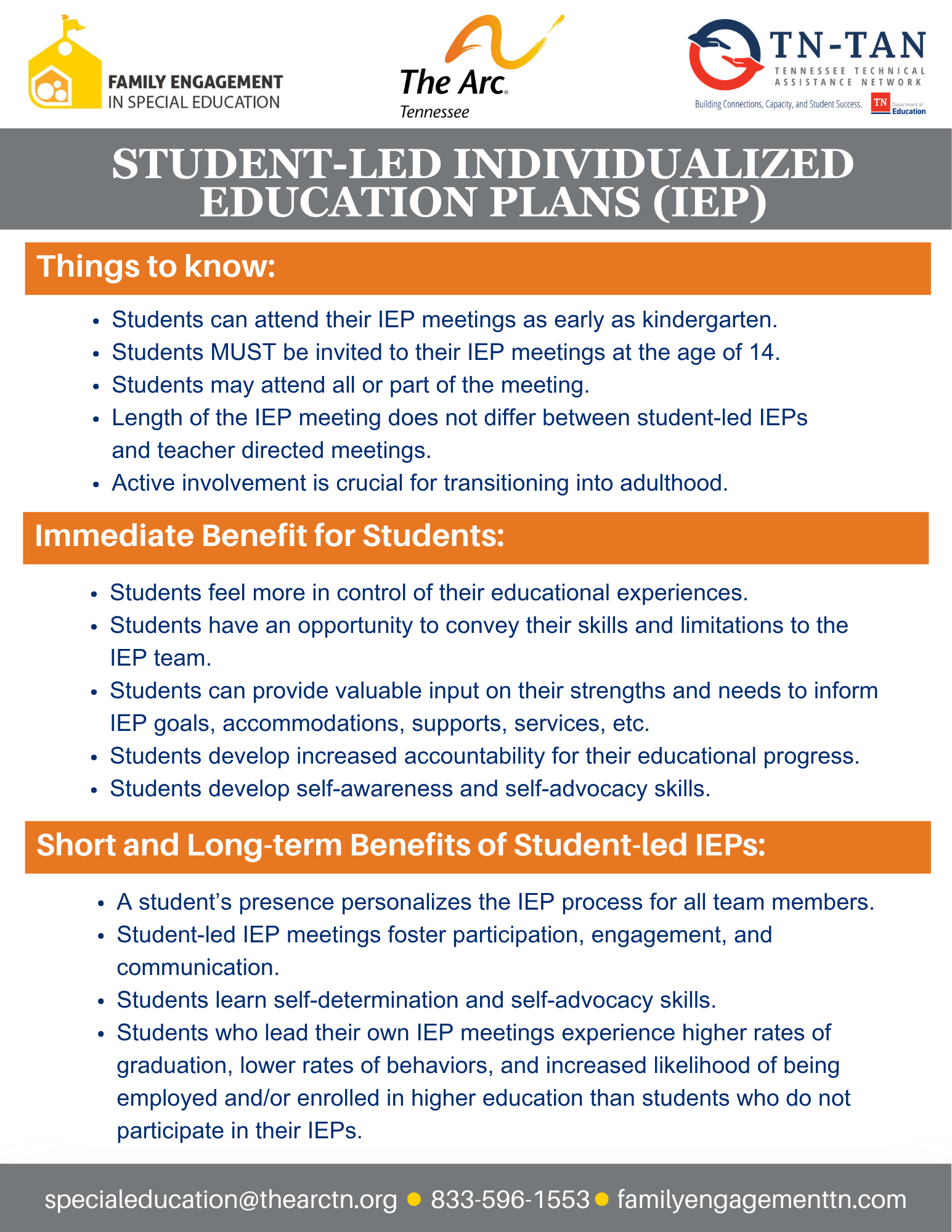 Downloadable PDF resource titles Student Led Individual Education Plans (IEPs)