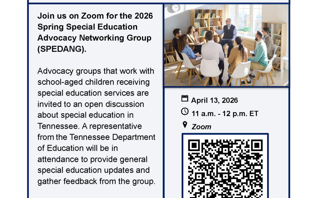 East Tennessee Spring Special Education Advocacy Networking Group (SPEDANG)