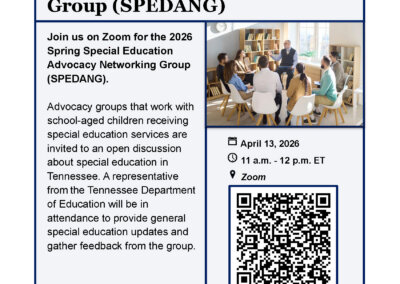 East Tennessee Spring Special Education Advocacy Networking Group (SPEDANG)